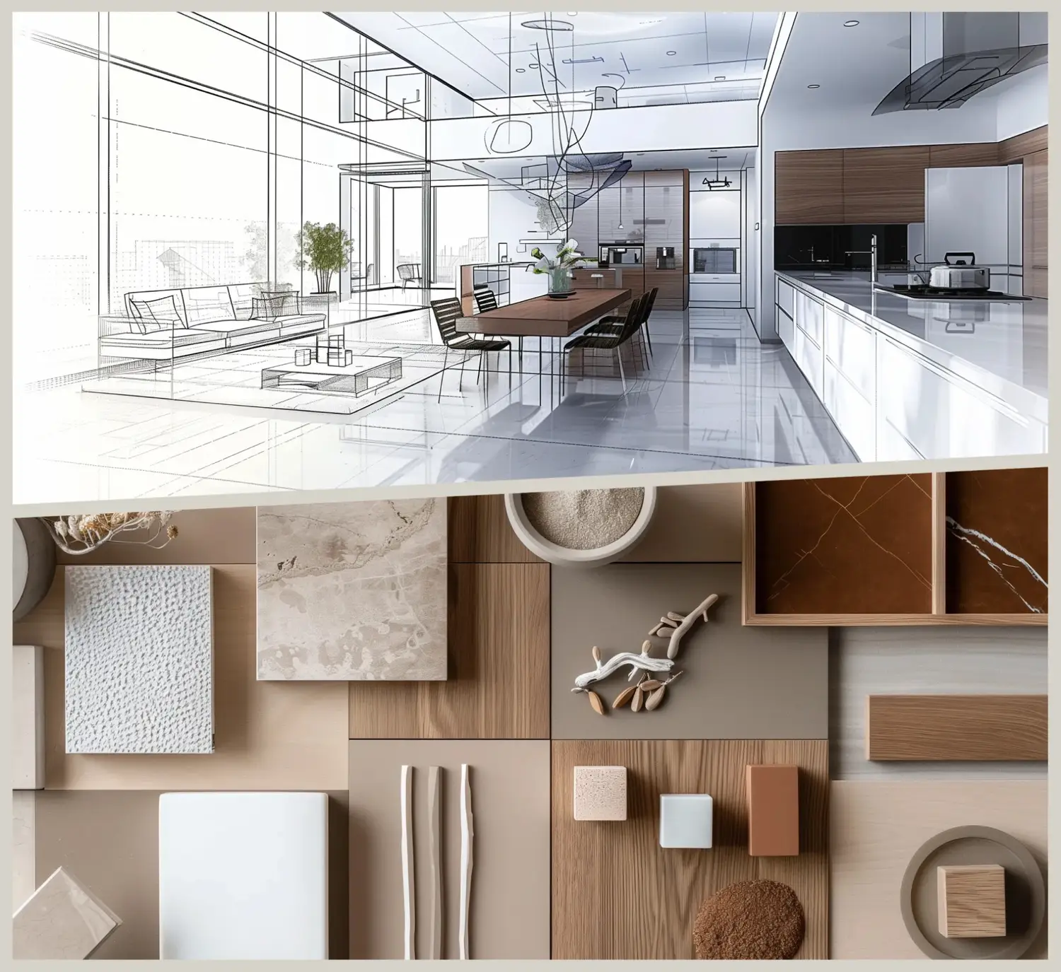Cátia Interiors design process — Concept