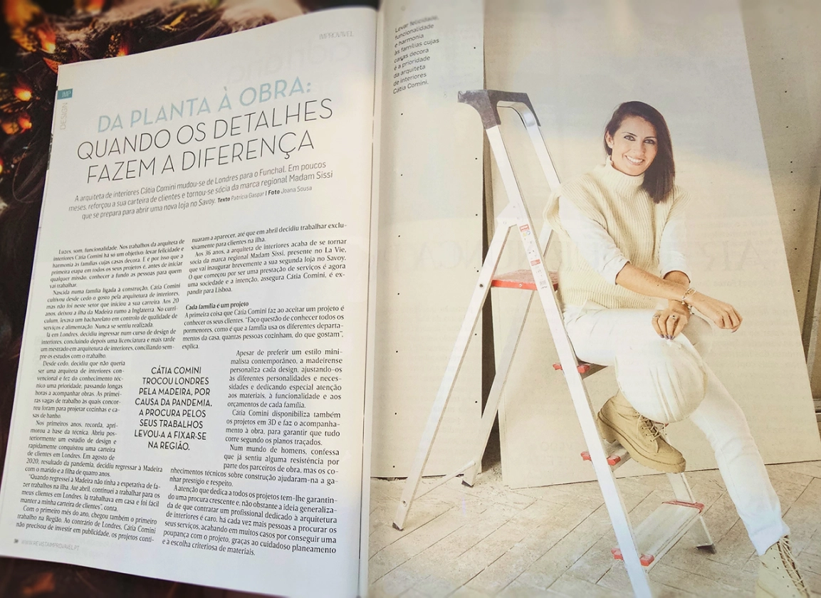 Cátia Interiors in Revista Improvável